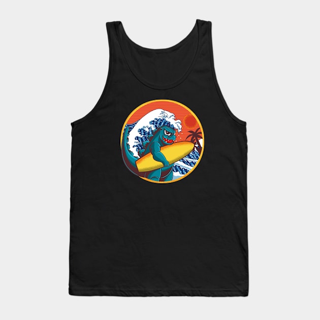 kanagawa surfing championship Tank Top by opoyostudio